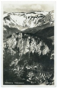 postcard Semmering Polleroswand 1938